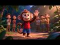 Max Monkey’s Banana Dance with Baby Bus 🍌🐒🚌 | Fun Dance Song for Kids | Cute Nursery Rhyme