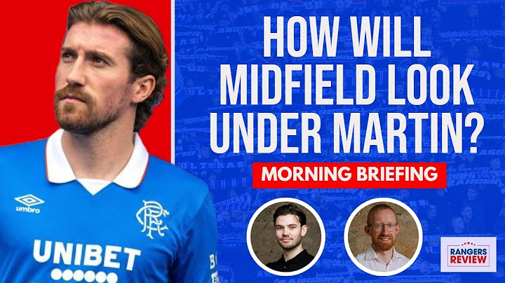 What is Russell Martin's Rangers midfield plan?