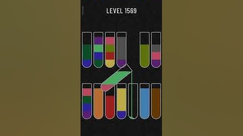 Water sort puzzle level 1569