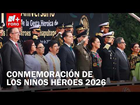 Sheinbaum Leads the 179th Anniversary Ceremony for the Niños Héroes
