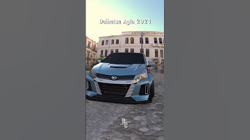 Modifikasi Daihatsu Ayla 2021 #animation #modifikasi #widebody #2025 #daihatsu #ayla #shorts