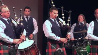 78th Fraser Highlanders Pipe Band at the 2013 Alma Highland Festival