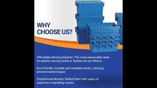 Why Plastic Moving Boxes Sydney Are the Smart Choice for a Seamless Relocation