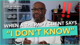 What To Say When Your Client GETS STUCK! | SFBT Moments 438