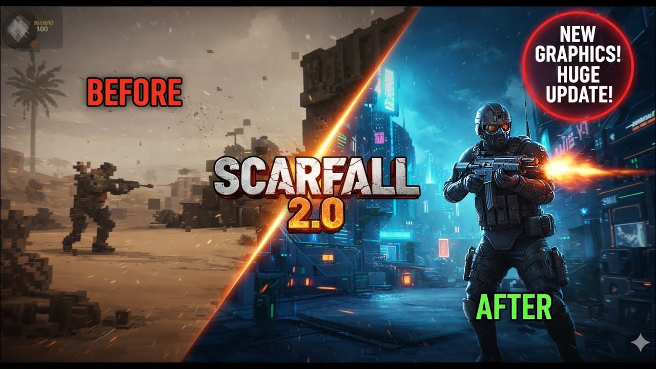Scarfall 2.0 Latest Update is Here! 😱 New Graphics & Features | Scarfall 2.0 Gameplay