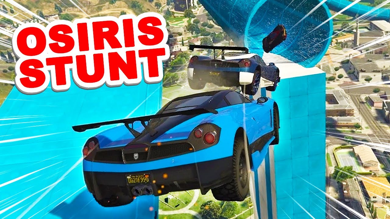 SLIPSTREAM TIJDENS EEN OSIRIS STUNT! (GTA V Online Races) YouTube