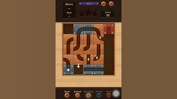 Roll the Ball slide puzzle Star E Pack Level 50 Solution