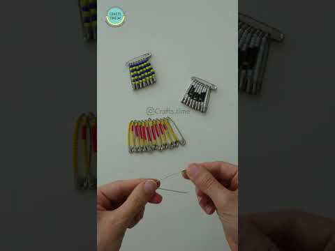 آموزش ساخت آویز با مهره و سنجاق قفلی آویز سنجاق قفلی     