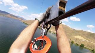 zip utah The Screaming Falcon - worlds longest over water zipline!