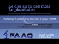 Le ciel au fil des mois  le plantaire par pierre lachambre  7 mai 2020