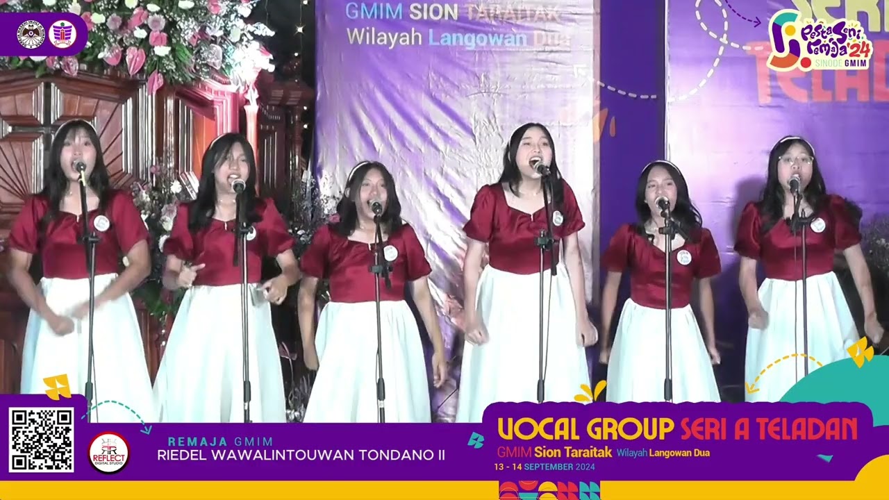 VOCAL GROUP remaja riedel wawalintouwan PSR 2024 (Freedom) by ux band