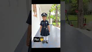 Small dreams today, future teachers, doctors, police & pilots tomorrow 💫#schoollife #funny #school