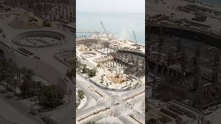 Watching the Katara Towers take shape piece by piece #timelapse #beforeandafter #satisfying #dubai