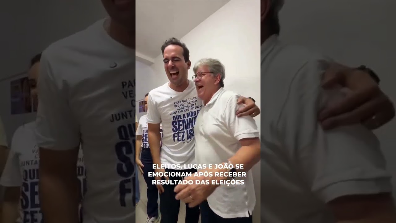ELEITOS, LUCAS E JOÃO SE EMOCIONAM APÓS RECEBER RESULTADO DAS ELEIÇÕES