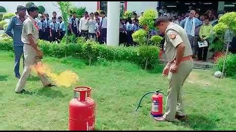 Fire Safety workshop at Shashi International School.