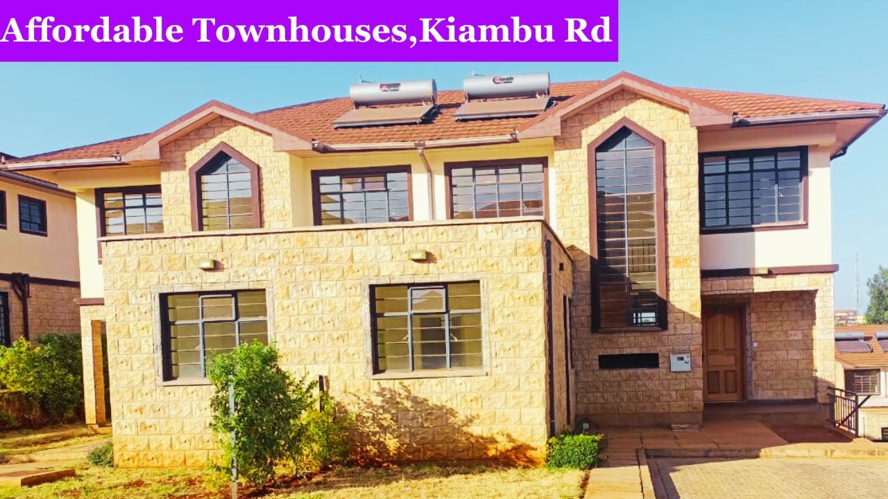 Touring the Most Affordable Townhomes for Sale along Kiambu Road/Houses Tour in a Gated