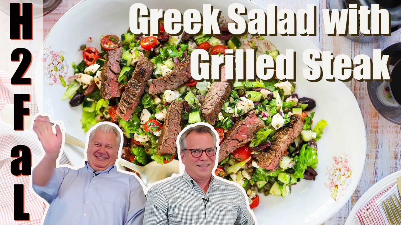 How To Make Greek Salad with Grilled Steak | How To Feed a Loon