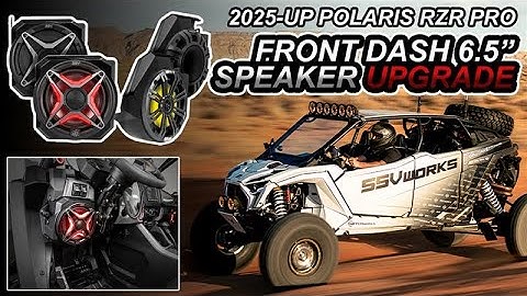 2025 Polaris® RZR Pro R / Pro S / Pro XP Front 6.5" Dash Speaker Pods