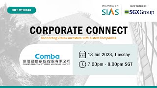 Corporate Connect Webinar feat. Comba Telecom – 13 June 2023