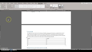 Word Module 3: Video 1