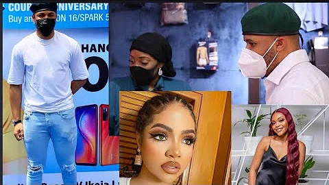 Ozo as brand manager at a fashion house Lilo pay Toke Makinwa a visit with cafe 23