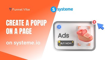 How To Create A Popup On A Page On Systeme.io (Systeme Tutorial)