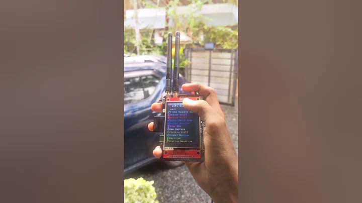 ESP32 Marauder Demo — Wireless Recon Tool