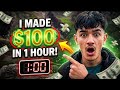 I Made $100 in 1 Hour | You Won’t Believe This 😳
