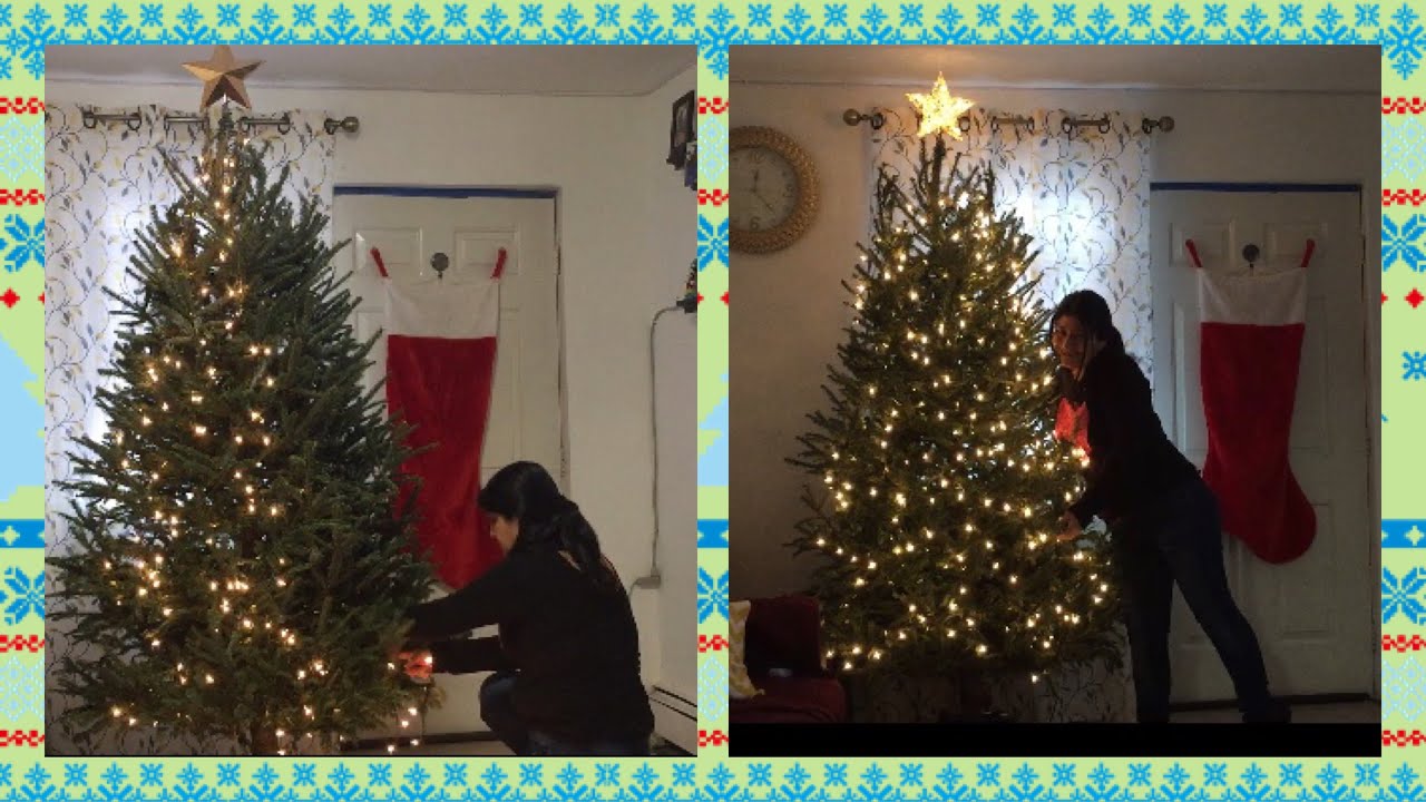 COMO COLOCAR LAS LUCES AL DE NAVIDAD -