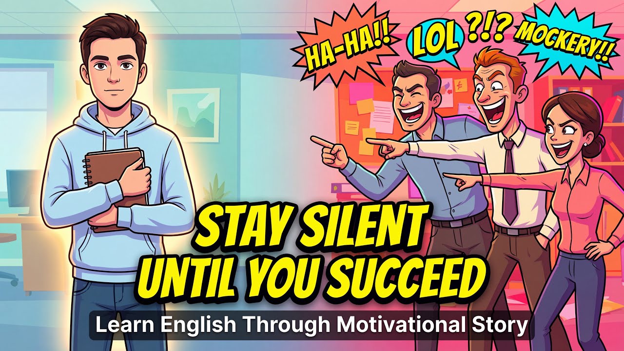 Stay Silent Until You Succeed - A Powerful English Speaking Practice Story”