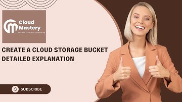 Create a Cloud Storage Bucket from Console with live Demo - GCS