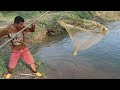 Skills Wild Fishing Hunter Best Fish, Fishers Catch Many Fish, Fish Out In Nature