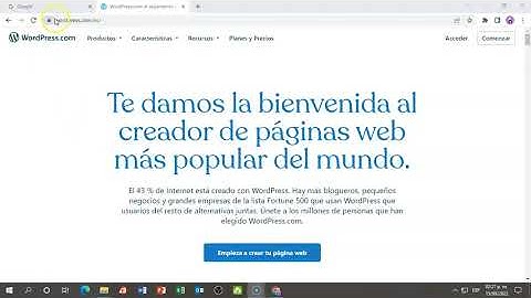 Como crear un blog gratuito en wordpress 2022