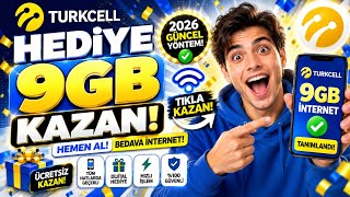 🎁TURKCELL BEDAVA İNTERNET 2026 - TURKCELL BEDAVA 9GB İNTERNET KAZANMAK✅