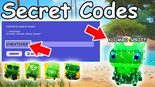 *NEW* CHEAT MASTER SPRITE CODES in FORTNITE SEASON 4 SPRITE CODES! (New Secret Codes)