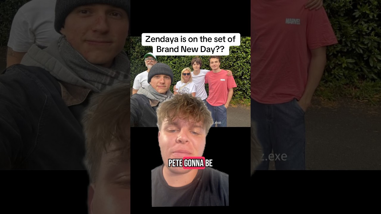 New #BrandNewDay set photos! 📸 #tomholland #zendaya #spiderman #spiderman4 #marvel #movies #shorts