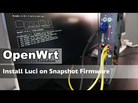 OpenWRT - Install LuCi on Snapshot Firmware - Raspberry Pi 4