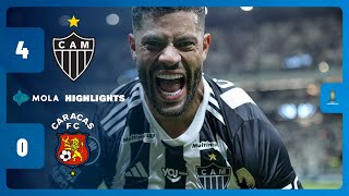 GOLAZO DI HULK! | ATLETICO MINEIRO vs CARACAS 4-0 | HIGHLIGHTS | COPA LIBERTADORES | MOLA TV