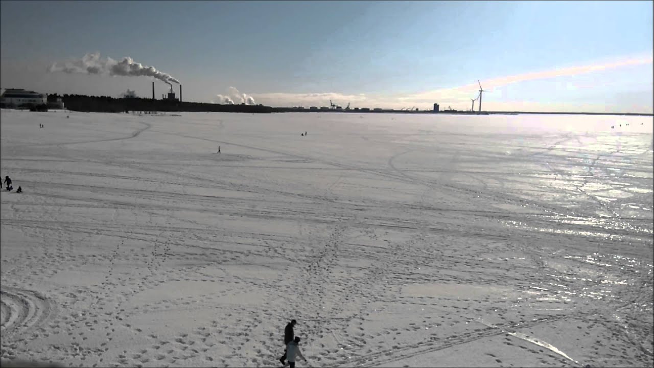 Timelapse in Nallikari beach