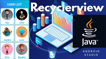 Java | Recyclerview Design Android Studio | Recyclerview In Android Studio Java | Recyclerview Java