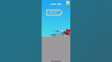 Draw bridge puzzle game level 1630 #gaming #drawing #Shorts