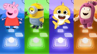 Peppa Pig 🆚 Minions 🆚 Baby Shark 🆚 Oddbods Newt Who Is Win ✅◀️