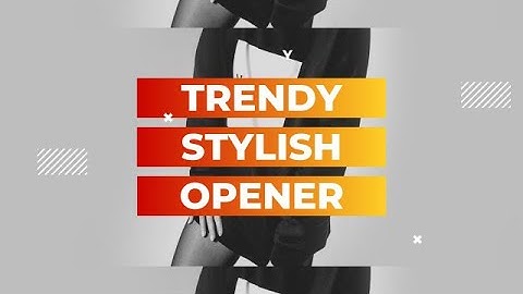 Trendy Dynamic Media Opener Slideshow Premiere Pro Templates