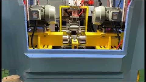 high precision double end CNC rod tube pipe chamfering machine