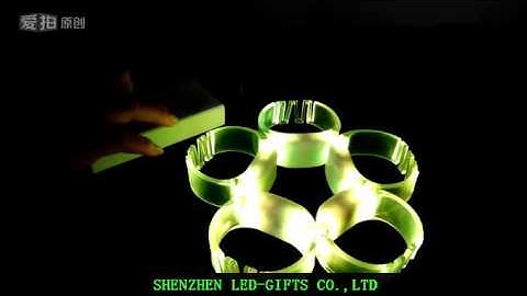 Small Controller with PVC Bracelet Taylor Swift Blood 1989  LED Wristband Wholesale