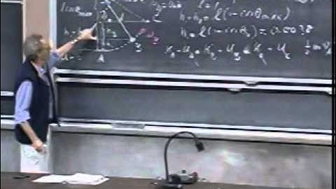 Lec 18: Review of Lectures 6 through 15 | 8.01 Classical Mechanics, Fall 1999 (Walter Lewin)