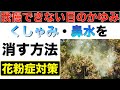 花粉症対策の本質！ガマンできない目のかゆみ・くしゃみ・鼻水を軽くする方法とは？