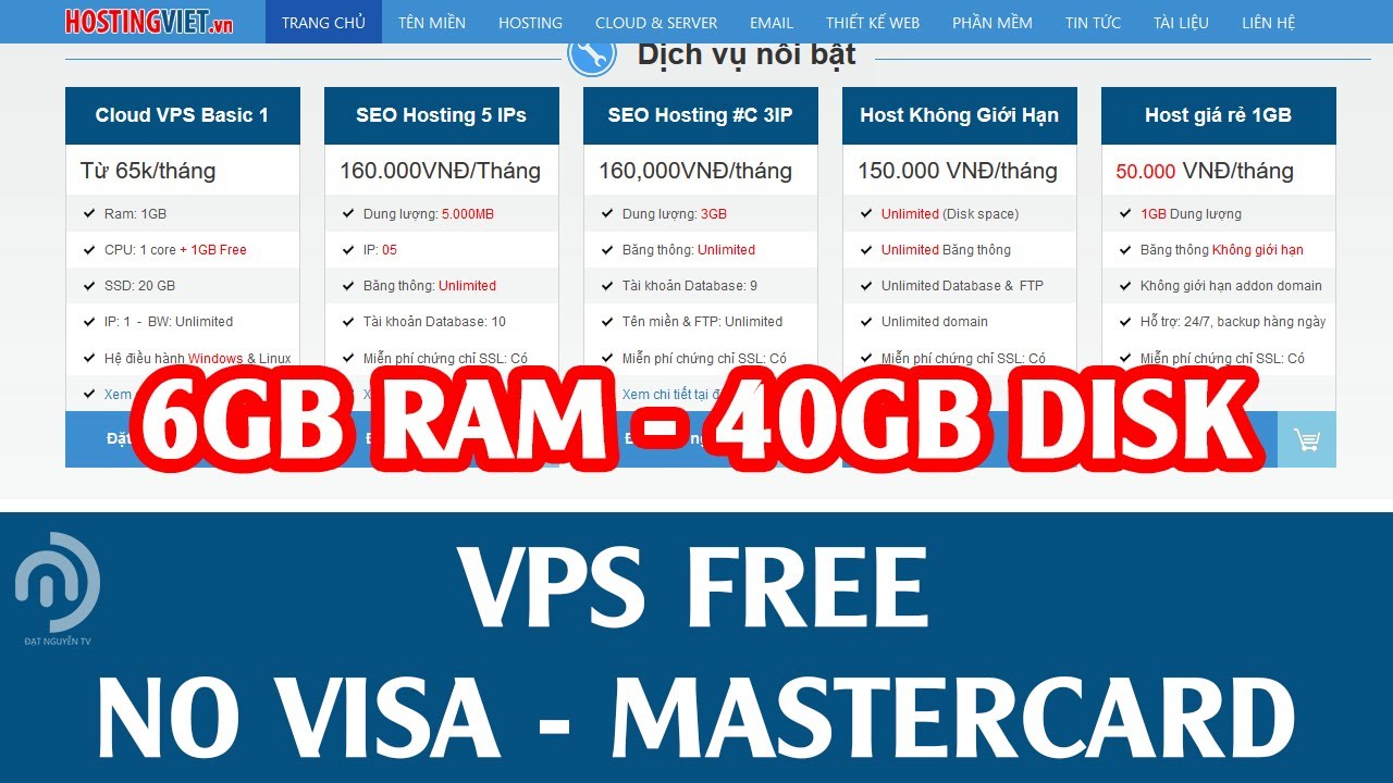 เช่า vps windows  2022 Update  Vps Free 7 Days, Dịch Vụ Cloud VPS Windows Free 6Gb Ram Cực Ngon