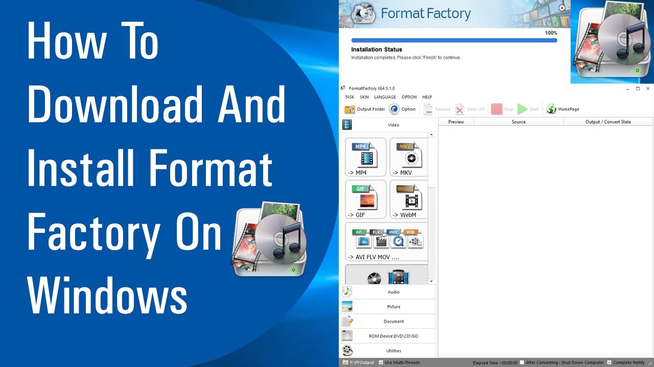 formatfactory for windows 10