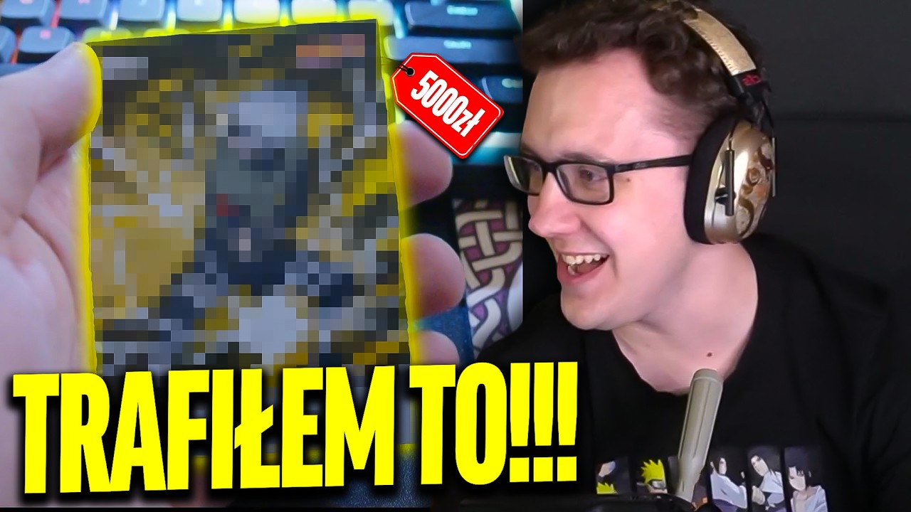 WIELKI OPENING KART NARUTO ZA 5000ZŁ!! TRAFIŁEM JEDYNĄ TAKĄ KARTE NA ŚWIECIE!!!